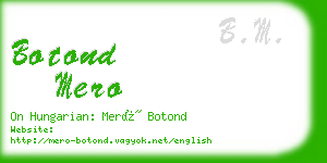 botond mero business card